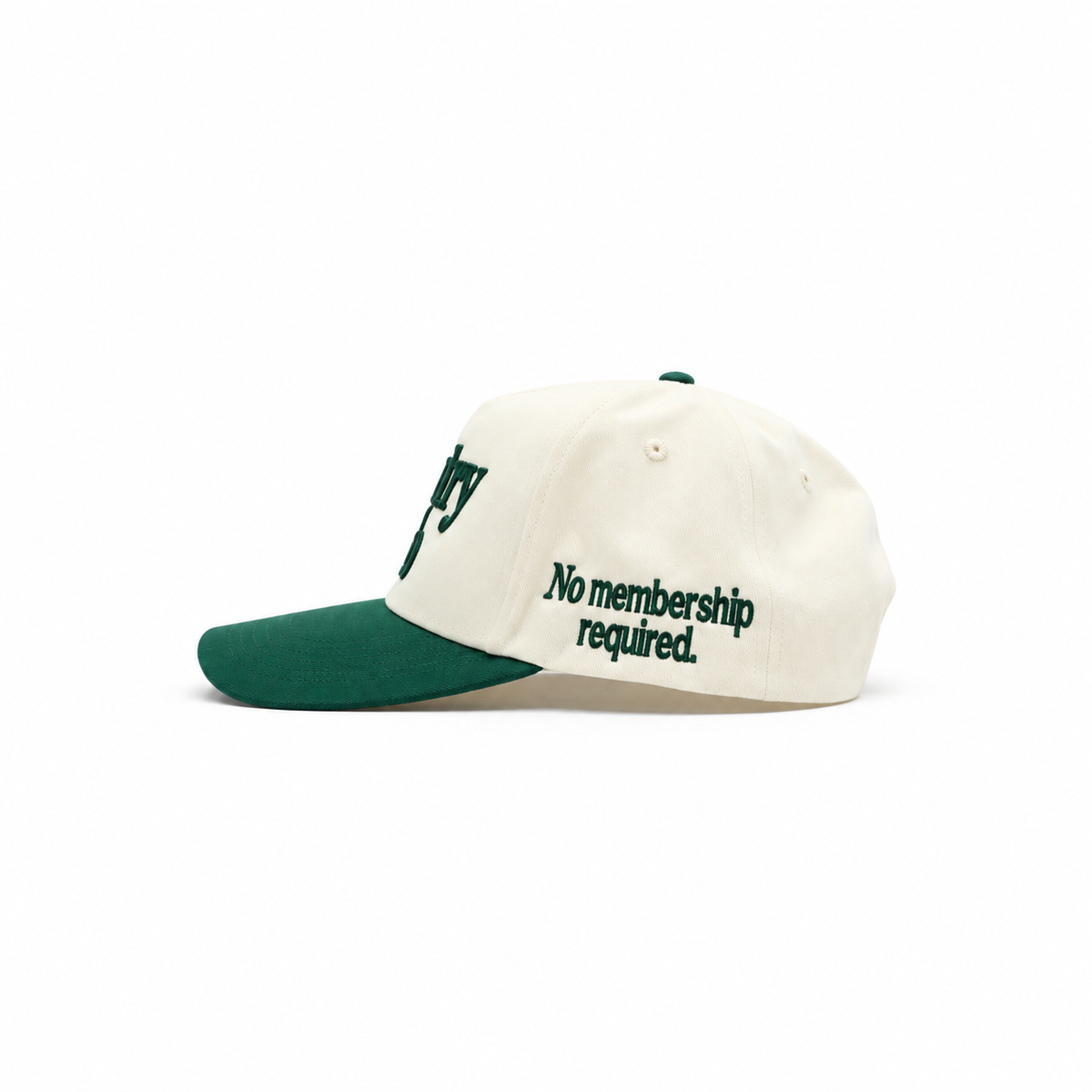 Club Classic cream and green side view