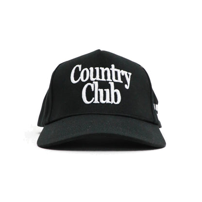 Black Country Club cap front view