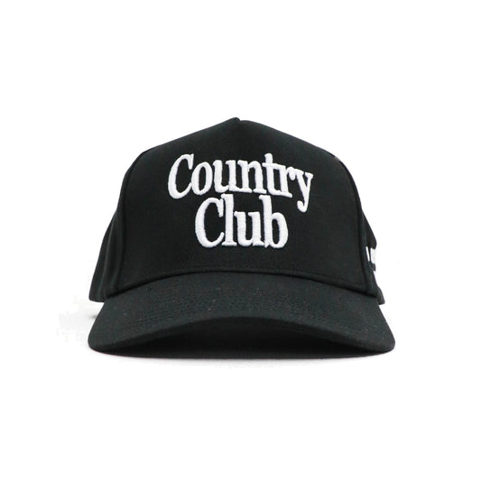 Black Country Club cap front view